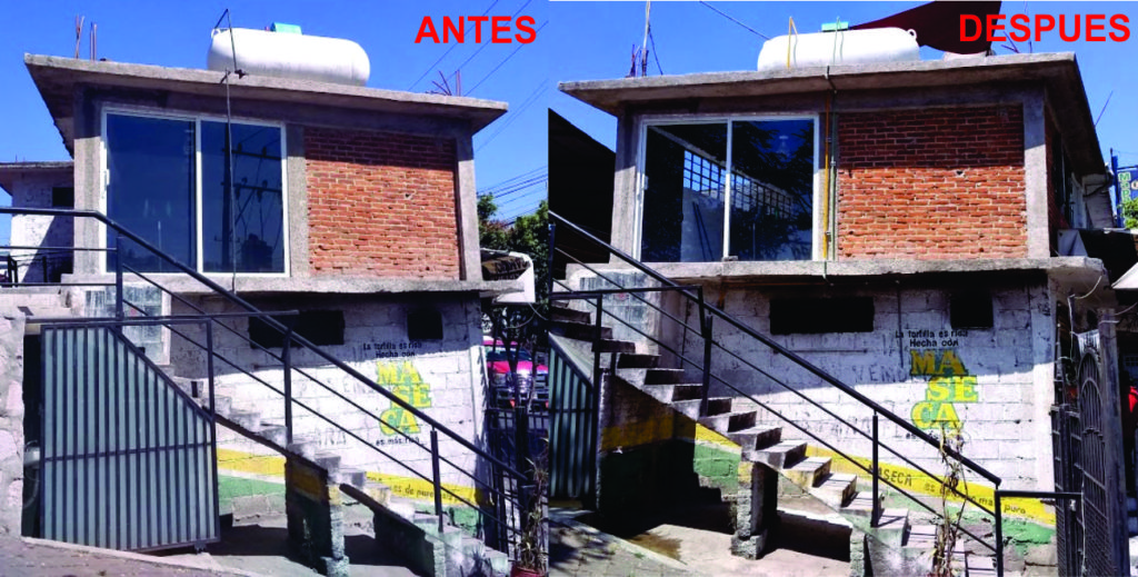 Instalacion Comercial antes y despues